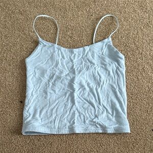Women's Light Blue Spaghetti Strap Top pacsun